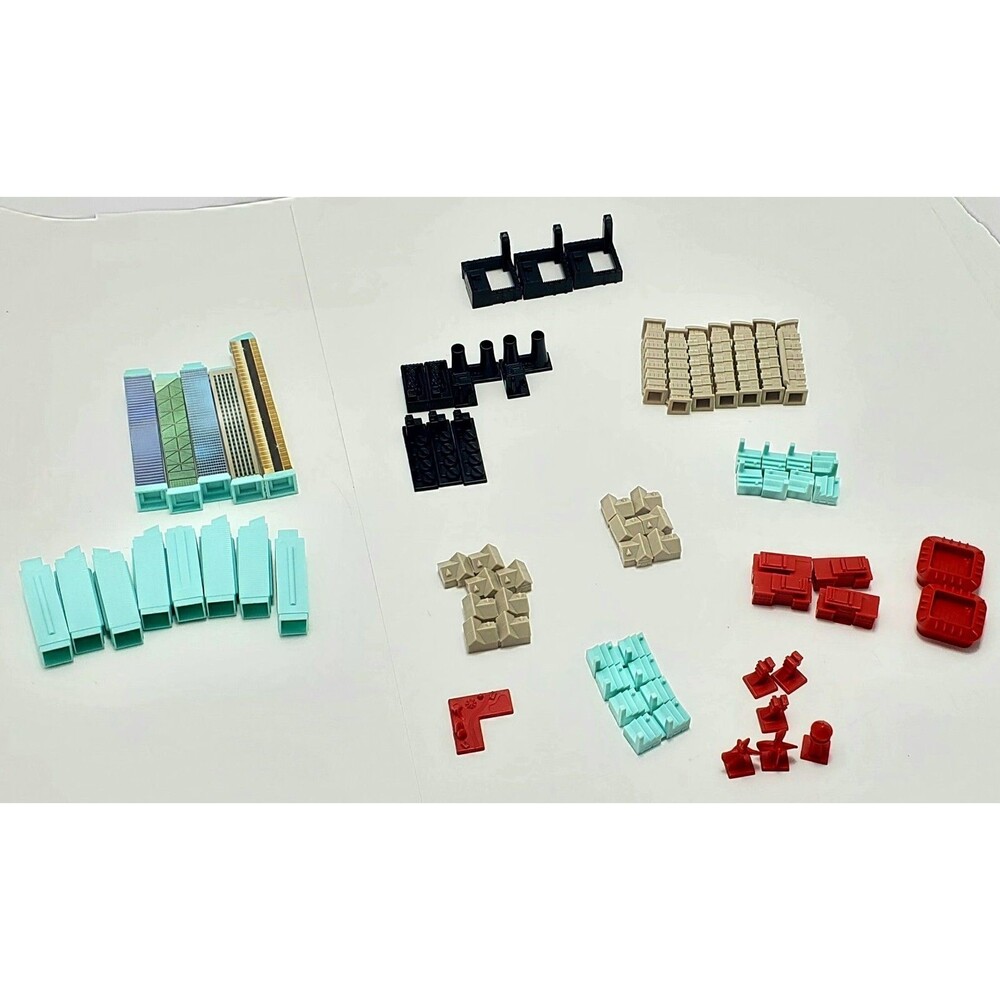 Monopoly City Replacement Buildings Lot Towers Stadiums Hazards Houses Parts Lot